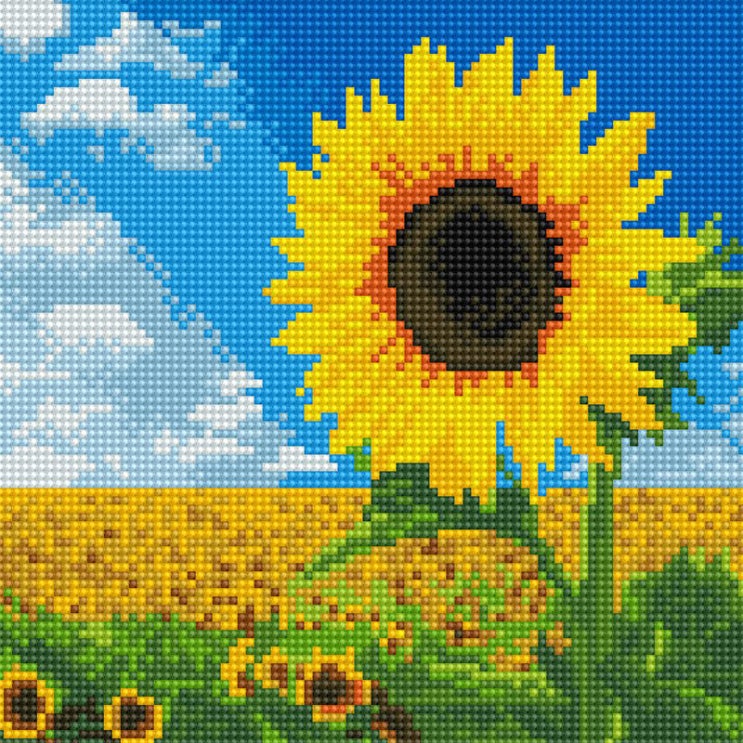 후기가 좋은 아트조이 DIY 보석십자수 캔버스형 25 x 25 cm, 해바라기 들판, 1세트(로켓배송) ··· 후기가 좋은 아트조이 DIY 보석십자수 캔버스형 25 x 25 cm, 해바라기 들판, 1세트(로켓배송) ···
