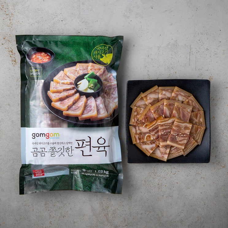 후기가 정말 좋은 곰곰 쫄깃한 편육, 1kg, 1개(로켓배송) ···