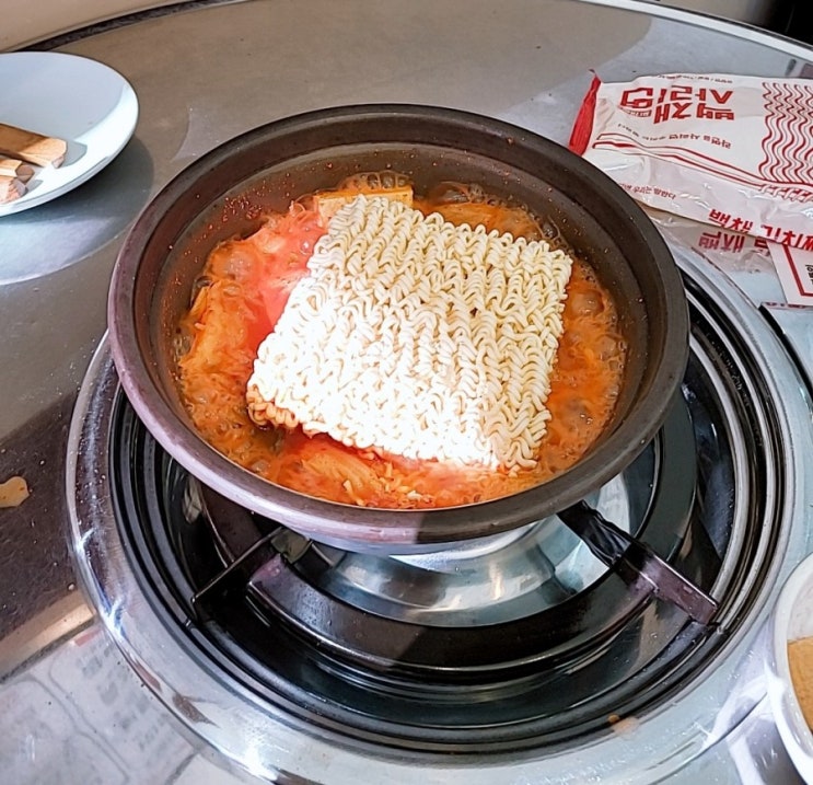  공주 백채김치찌개 집 다녀왔습니다.