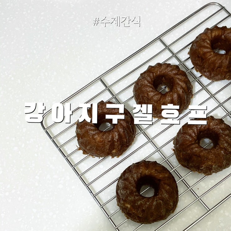  [수제간식] 반려견 강아지 구겔호프 만들기