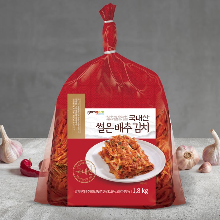 선호도 좋은 곰곰 국내산 썰은 배추 김치, 1.8kg, 1개(로켓배송) ··· 선호도 좋은 곰곰 국내산 썰은 배추 김치, 1.8kg, 1개(로켓배송) ···