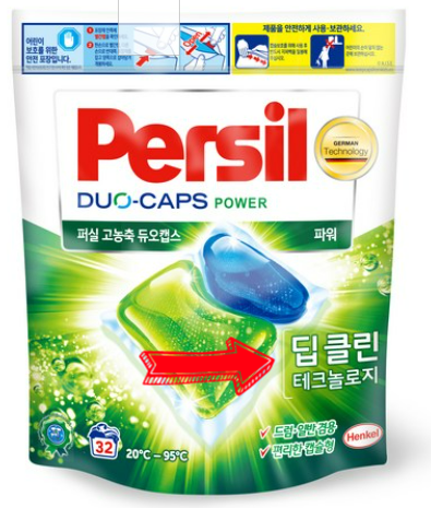 캡슐 하나 넣으면 빨래끝                                          퍼실 딥클린 , 퍼실 듀오캡스