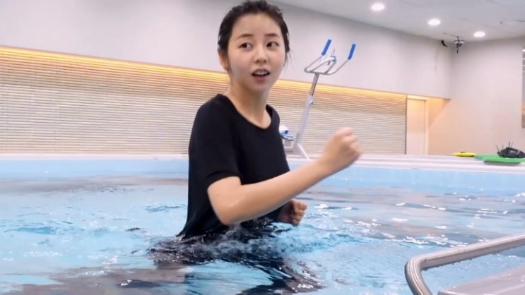 안소희 수중 런닝머신 운동 - 비커스랩 안소희 수중 런닝머신 운동 - 비커스랩