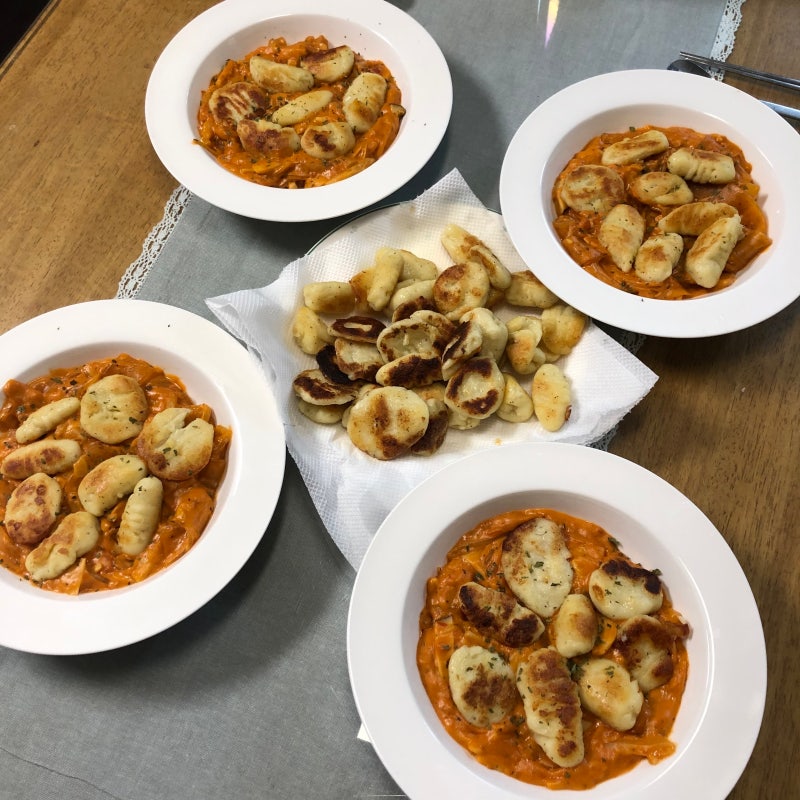 이탈리아 수제비 로제 뇨끼 만들기(방법, 레시피, 재료)