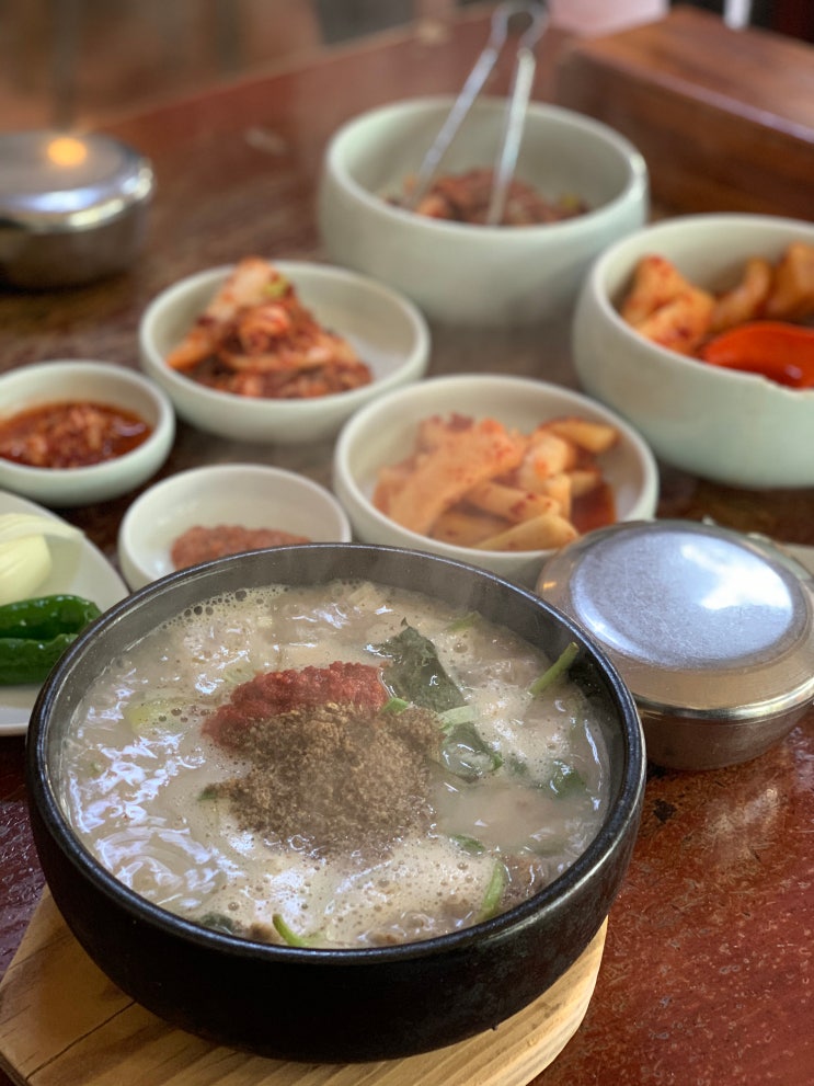 망원동맛집 순대일번지, 순대국