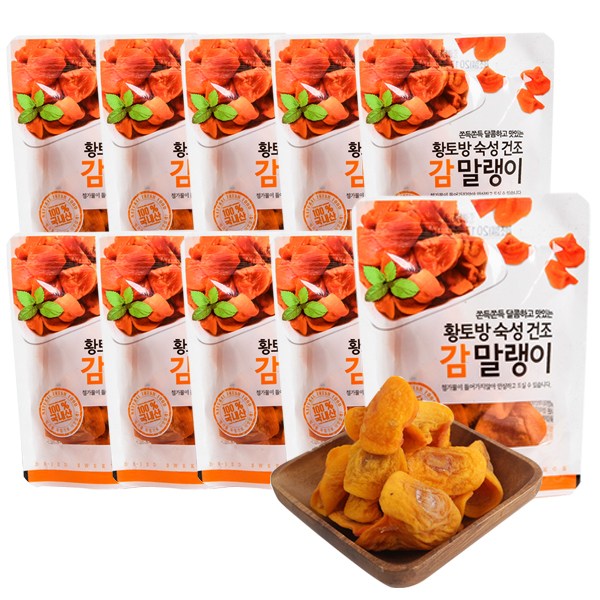 선호도 좋은 자체브랜드 황토방 숙성 건조된 쫄깃하고 맛있는 명품 곶감 감말랭이 10봉, 1개, 감말랭이 55g 10봉 좋아요 선호도 좋은 자체브랜드 황토방 숙성 건조된 쫄깃하고 맛있는 명품 곶감 감말랭이 10봉, 1개, 감말랭이 55g 10봉 좋아요
