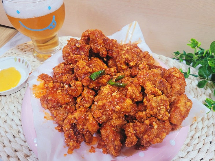  달콤한닭강정 신포시장 이대도닭강정 택배주문 후기