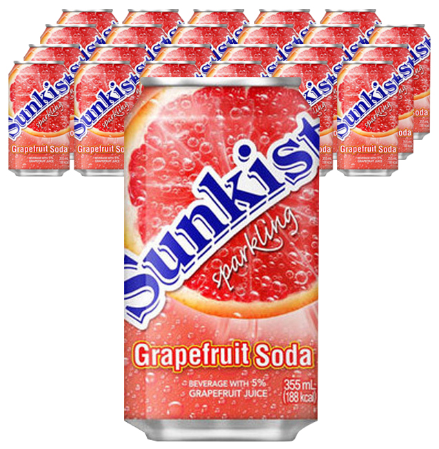 가성비갑 해태음료 썬키스트 스파클링 자몽소다, 355ml, 24개 좋아요 가성비갑 해태음료 썬키스트 스파클링 자몽소다, 355ml, 24개 좋아요