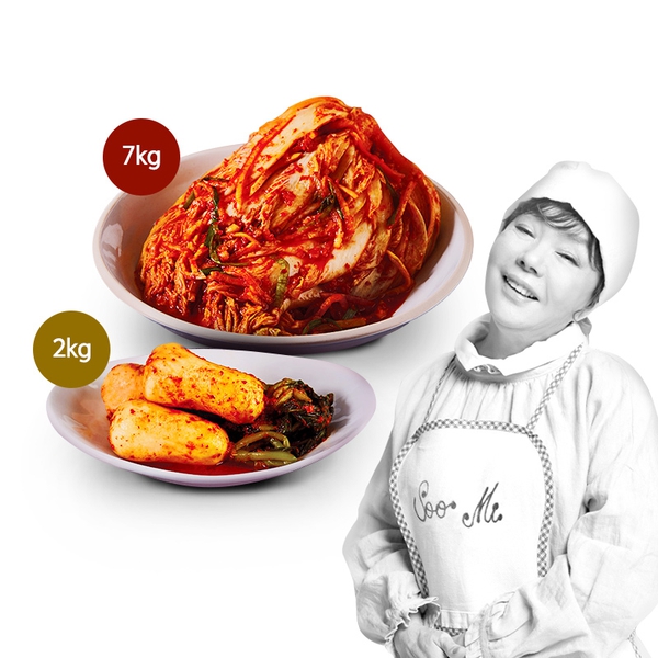 잘팔리는 엄마생각 김수미 포기김치 7kg + 총각김치2kg, 단일상품, 기타, 기타 추천해요