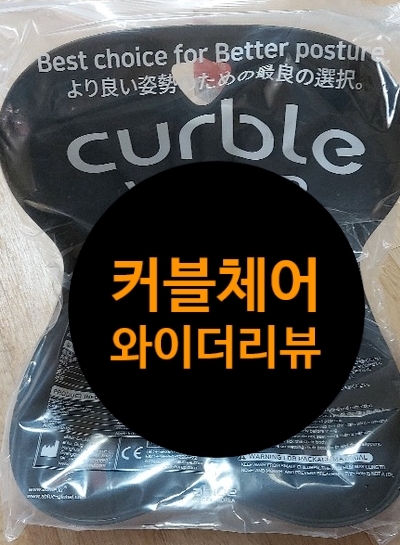 커블체어 와이더 2+1 내돈내산 사용리뷰