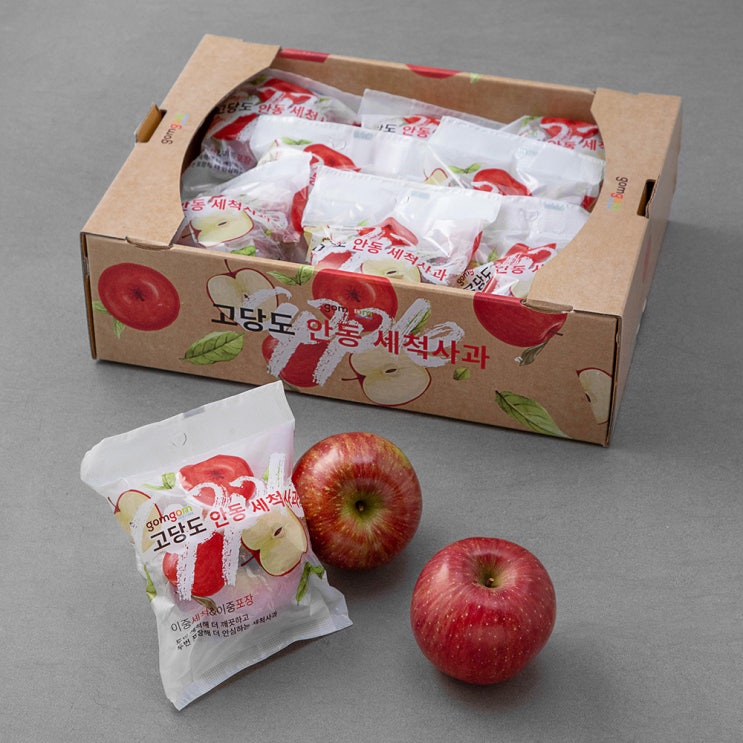 가성비갑 곰곰 당도선별 안동 세척사과, 1.8kg(8~9입), 1개(로켓배송) ··· 가성비갑 곰곰 당도선별 안동 세척사과, 1.8kg(8~9입), 1개(로켓배송) ···