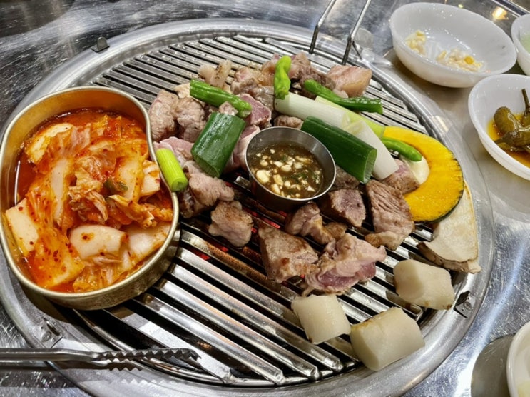  [대전 유성구]  육즙팡팡 목살 삼겹살 관평동맛집 백탄참숯화로구이