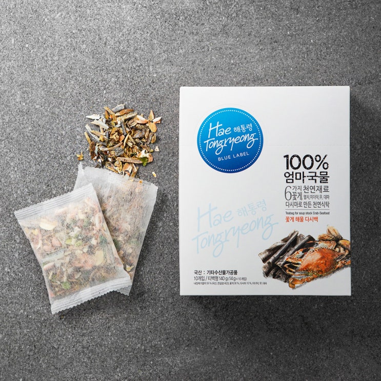 인기있는 해통령 100% 엄마국물 꽃게 해물 다시백, 14g, 10개(로켓배송) ··· 인기있는 해통령 100% 엄마국물 꽃게 해물 다시백, 14g, 10개(로켓배송) ···