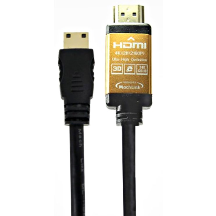 리뷰가 좋은 마하링크 미니 HDMI 2.0 ULTRA 모니터케이블, 1개, 1.8m(로켓배송) ··· 리뷰가 좋은 마하링크 미니 HDMI 2.0 ULTRA 모니터케이블, 1개, 1.8m(로켓배송) ···