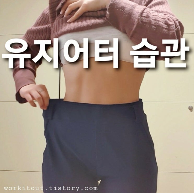  [유지어터] 살빠지는 습관 -  식단(탈다이어트)과 바른자세