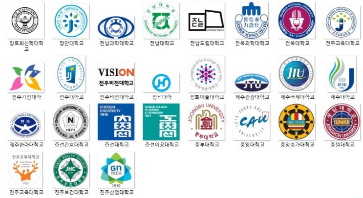 전국 대학 로고, 마크, 엠블럼 모음(ㅈ) 전국 대학 로고, 마크, 엠블럼 모음(ㅈ)