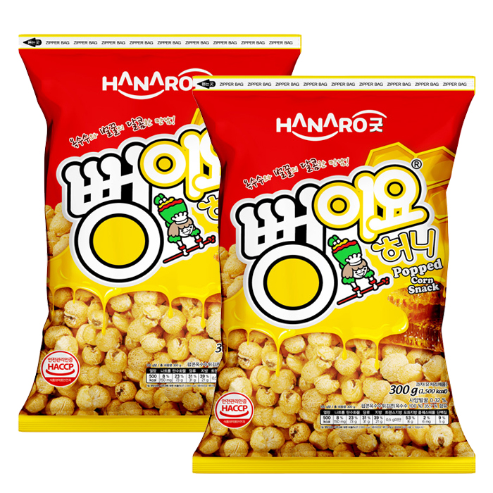 가성비갑 뻥이요 허니, 300g, 2개(로켓배송) 좋아요 가성비갑 뻥이요 허니, 300g, 2개(로켓배송) 좋아요