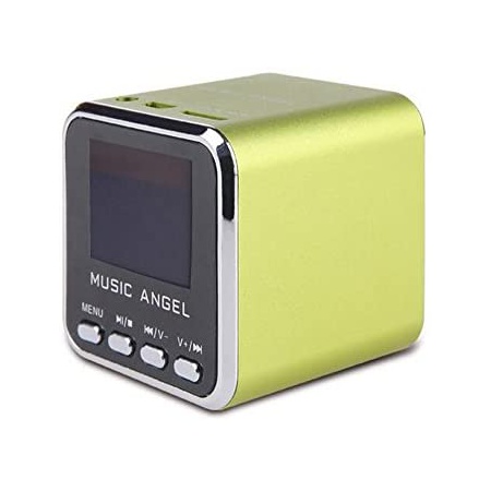 선택고민 해결 해외1503543 Music Angel JH-MD08D LCD Screen 미니 디지털 스피커 시계 알람 TF MP3 플레이어 FM Radio(G, One Size_ 선택고민 해결 해외1503543 Music Angel JH-MD08D LCD Screen 미니 디지털 스피커 시계 알람 TF MP3 플레이어 FM Radio(G, One Size_