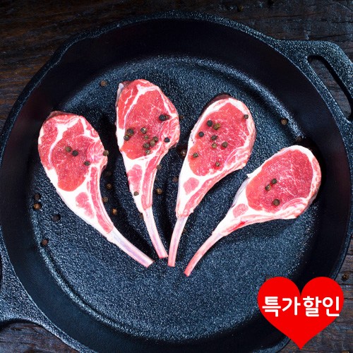 많이 찾는 (당일발송) 램스푸드 양프랜치랙500g 양갈비 양고기 양스테이크+양념10g증정, 1개, 500g 추천합니다