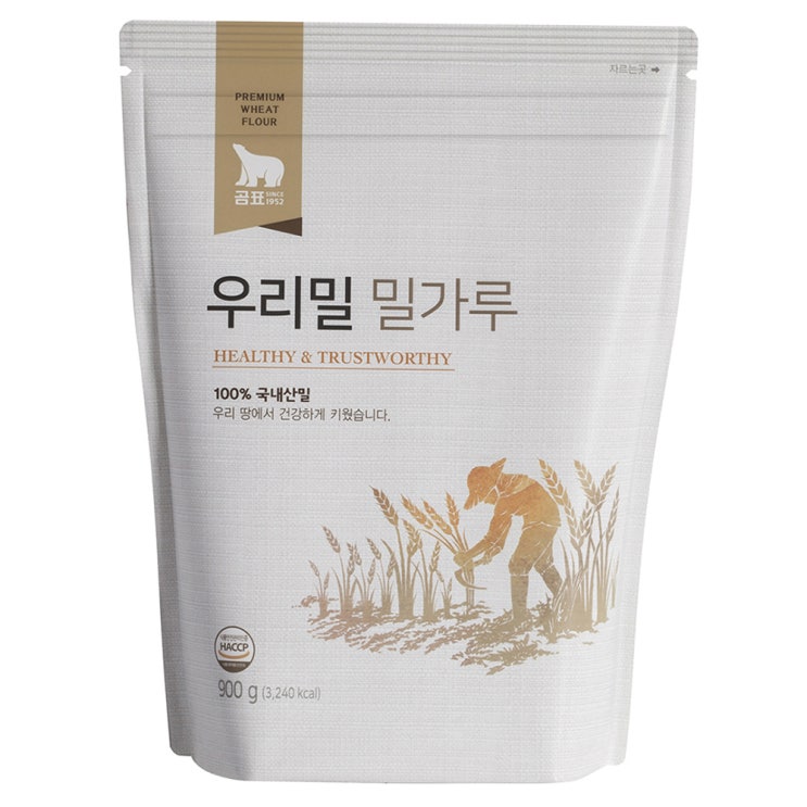 최근 인기있는 곰표 우리밀 밀가루, 900g, 1개(로켓배송) 추천해요