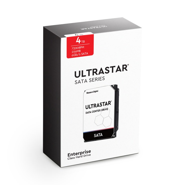 선택고민 해결 WD Ultrastar DC HC310 패키지 HDD, HUS726T4TALA6L4, 4TB(로켓배송) ···