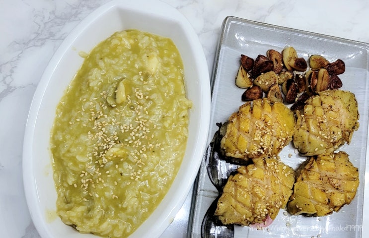  전복죽 끊이는법/전복버터구이 레시피:)보길도전복으로 만든 전복죽&전복버터구이 레시피!