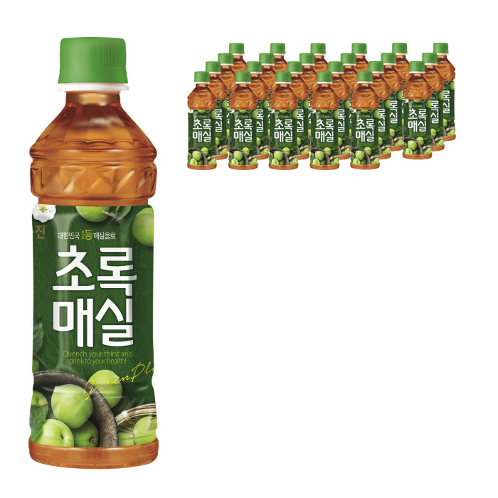 가성비갑 초록매실 음료, 340ml, 24개(로켓배송) 좋아요