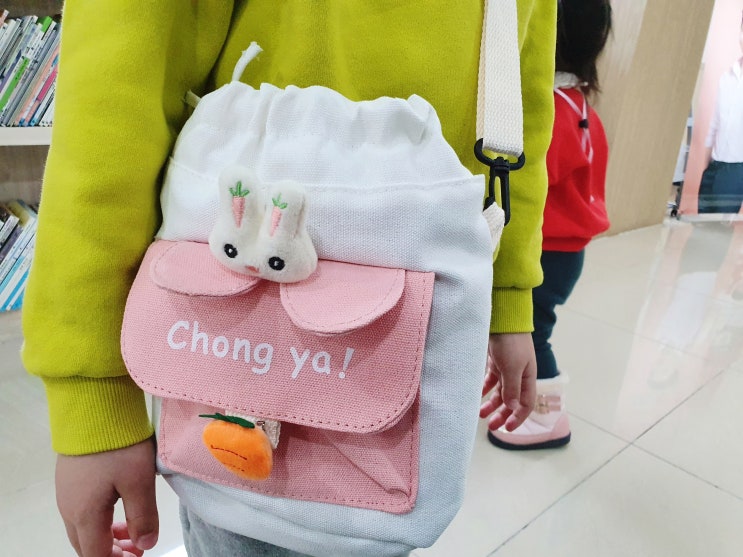  날씨요정 아기복주머니 귀염뽀짝 유아크로스백