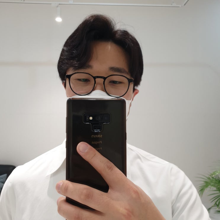  장지동미용실 위례 1인미용실 살롱우아에서 한 남자 염색