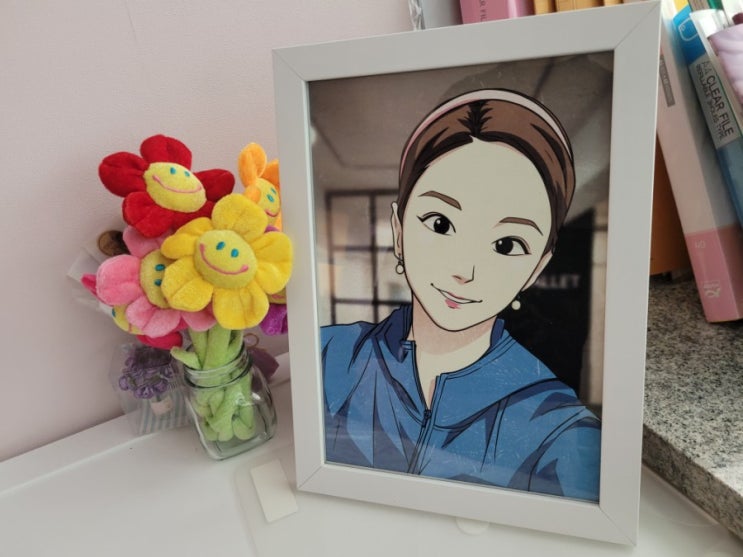  캐리커툰 - 커플 기념일 아내 선물 추천