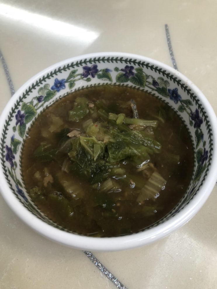  맛있는된장추천 홍천 시골된장으로 미나리된장국 만들기