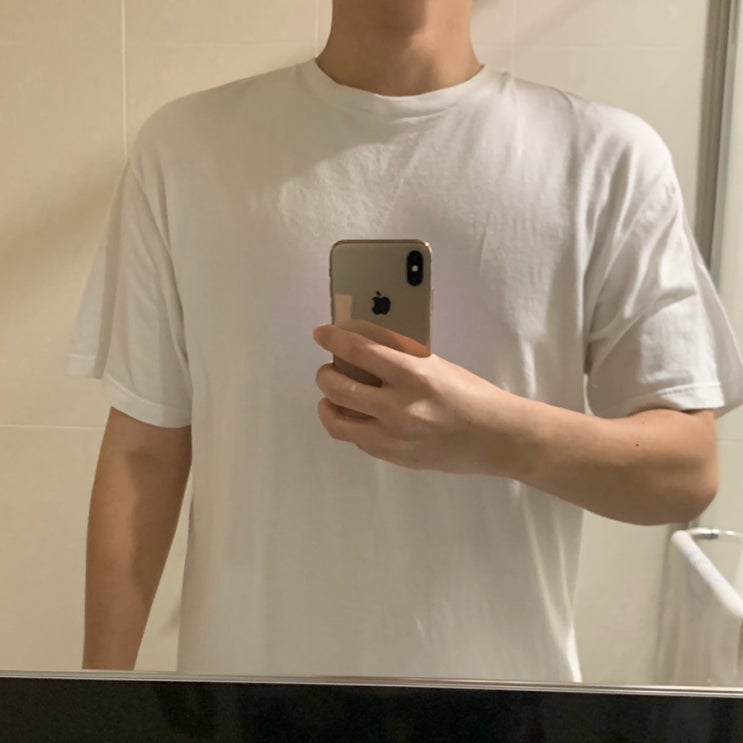  헬스 7개월차 비교 사진