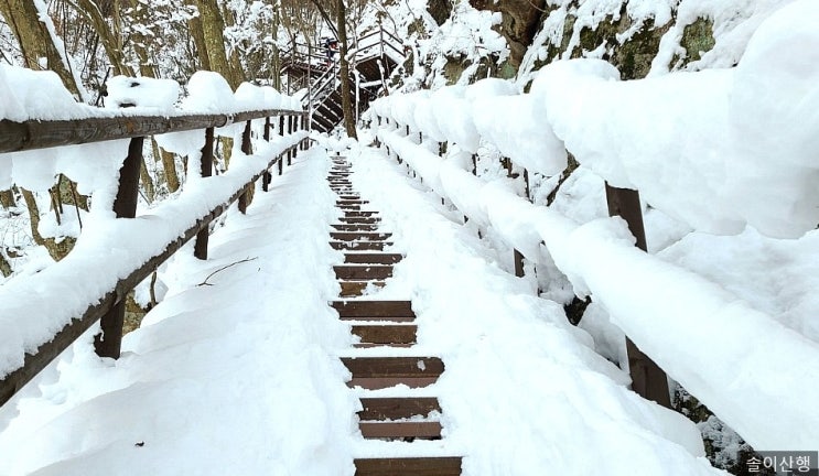  폭설 내린 정읍 내장산 서래봉(624m)