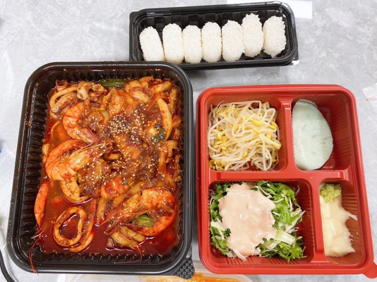 청주대 삼겹살 맛집 뚜껑집 빨간뚜껑에서 맛있게 매운 오삼새!