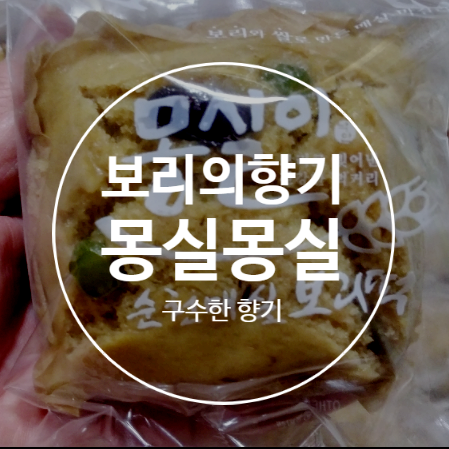  몽실이 보리떡? 폭신폭신 구수하고 맛있다~