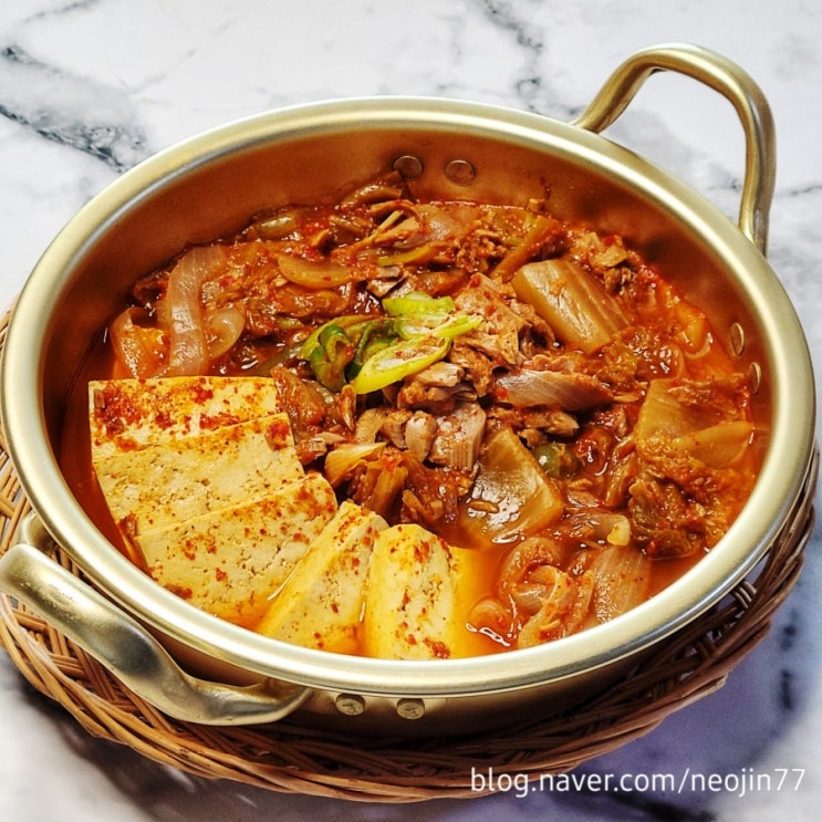 참치김치찌개 만드는법 백파더레시피 그대로 만든 찌개요리