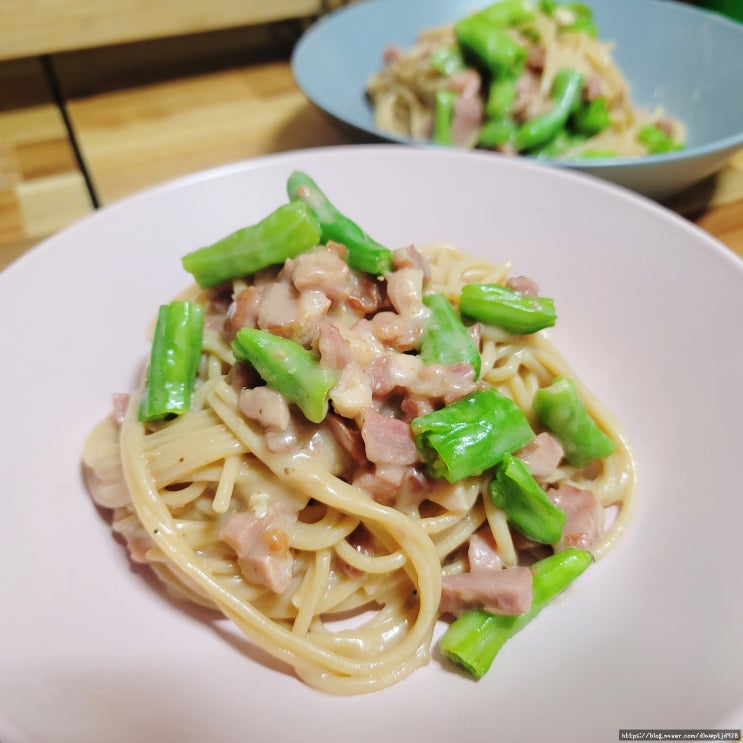  신혼부부집밥챌린지 ㅣ간단하고 맛있는 한 끼 식사 꽈리고추 베이컨 까르보나라