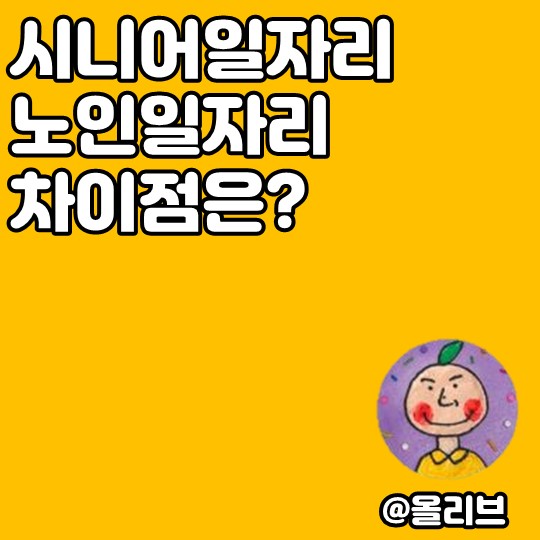  시니어일자리, 시니어인턴십, 노인일자리사업, 차이점? (종류 및 급여)