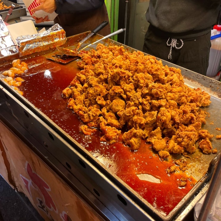  건대입구역 맛집 화양 제일시장 대박치킨 포장