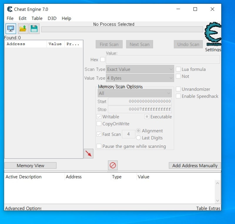 CHEAT Engine 치트엔진사용법,게임에디트