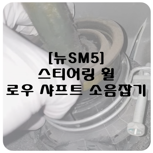 [뉴SM5] 스티어링 휠 소음 잡기