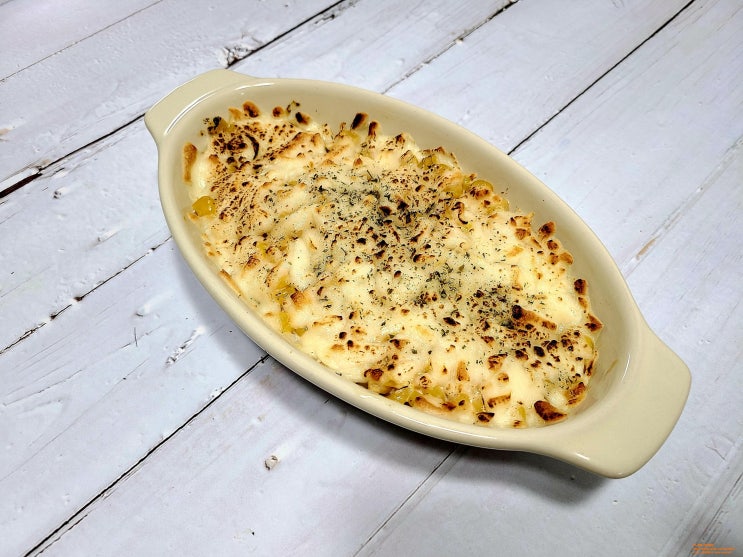  콘치즈 에어프라이어 오븐과 토치 불맛내기