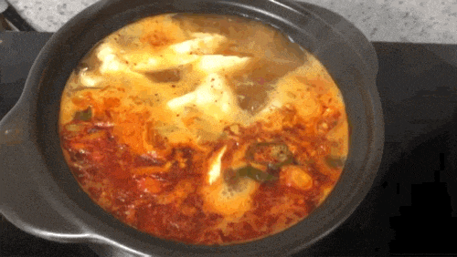  [다담 순두부찌개] 바지락살 & 마트 찌개 양념으로 순두부찌개 몽글하게 끓이기