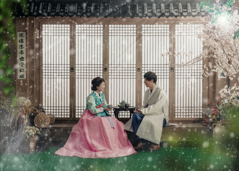 부산 한복가족사진 스튜디오에서 찍은 리뷰입니다!