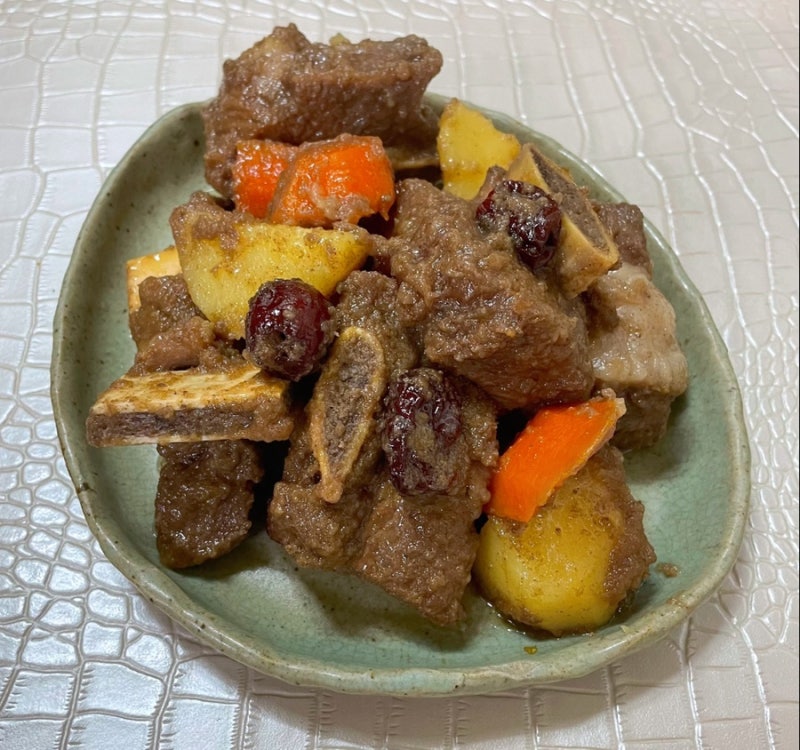 소갈비찜 레시피 : 재우기, 양념