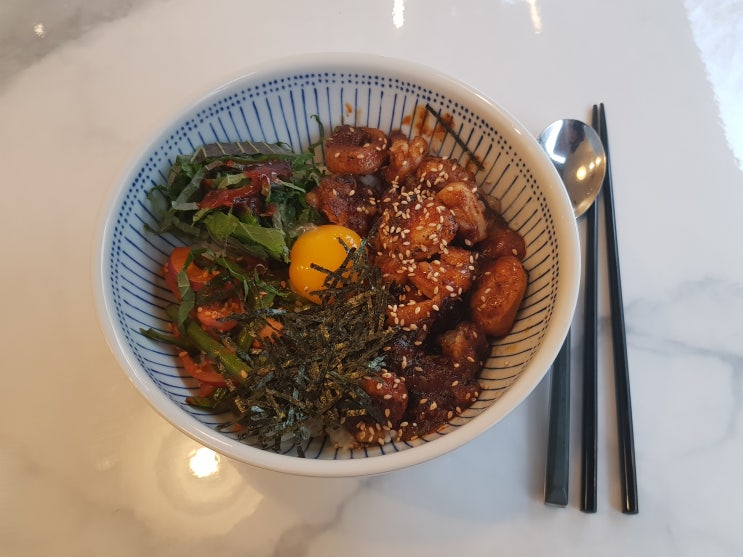  죽전 단국대 앞 '호식당'에서 매콤대창덮밥 먹어봤어요!
