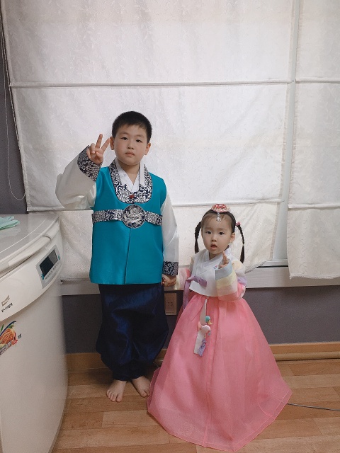  아동한복 - 친할머니의 명절선물 (추억포스팅)