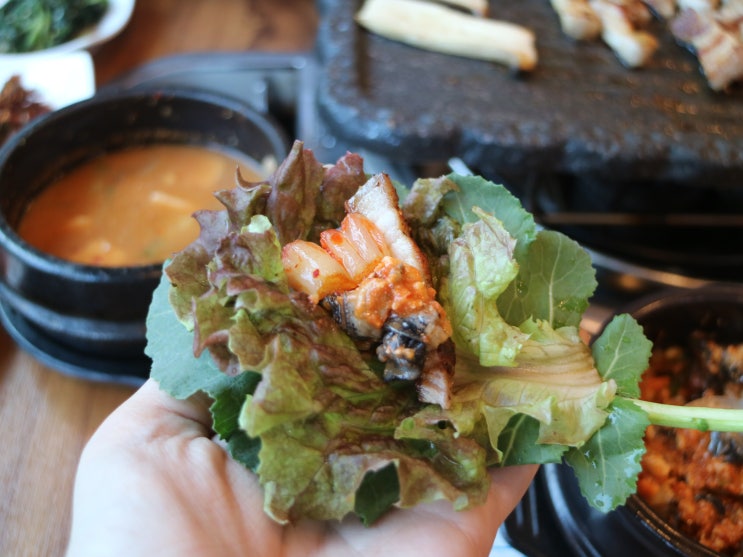  하남 스타필드주변맛집::우렁쌈밥 전문점 동트락에서 건강한 한끼식사했어요.