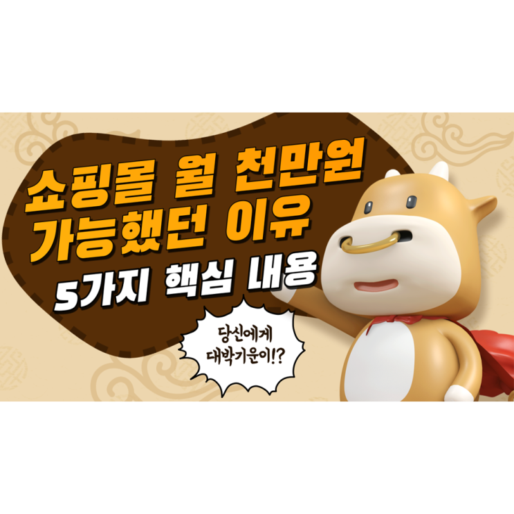 개인 쇼핑몰로 월 매출 1천만 원 벌었던 노하우 5가지 개인 쇼핑몰로 월 매출 1천만 원 벌었던 노하우 5가지