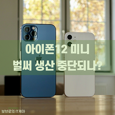  아이폰12 미니 생산 중단?ㅣ아이폰13 미니 출시할까?ㅣ아이폰12 미니 배터리ㅣ아이폰SE 2세대